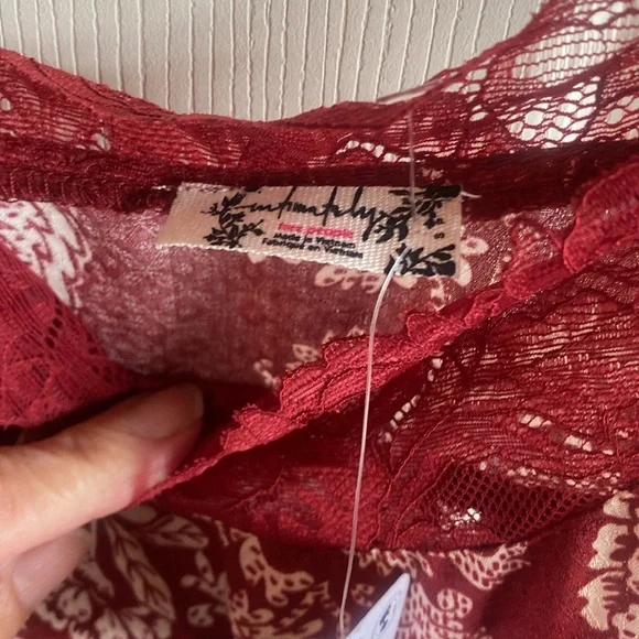 Free People NWT All Nighter Trapeze Nightgown size small - Picture 9 of 11